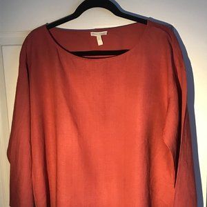 Eileen Fisher 100% Organic Linen Top